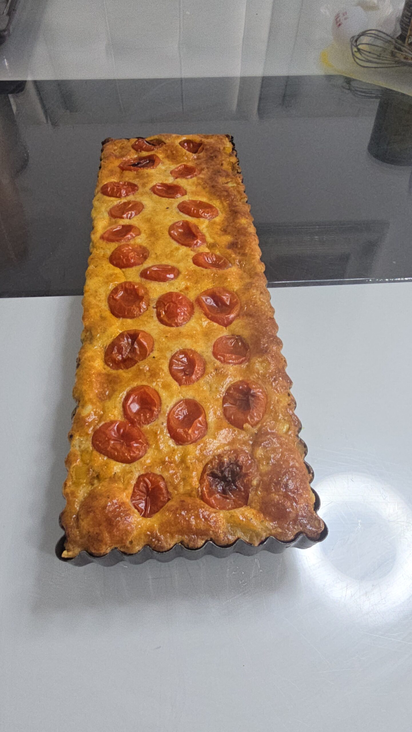קיש תירס ועגבניות שרי
