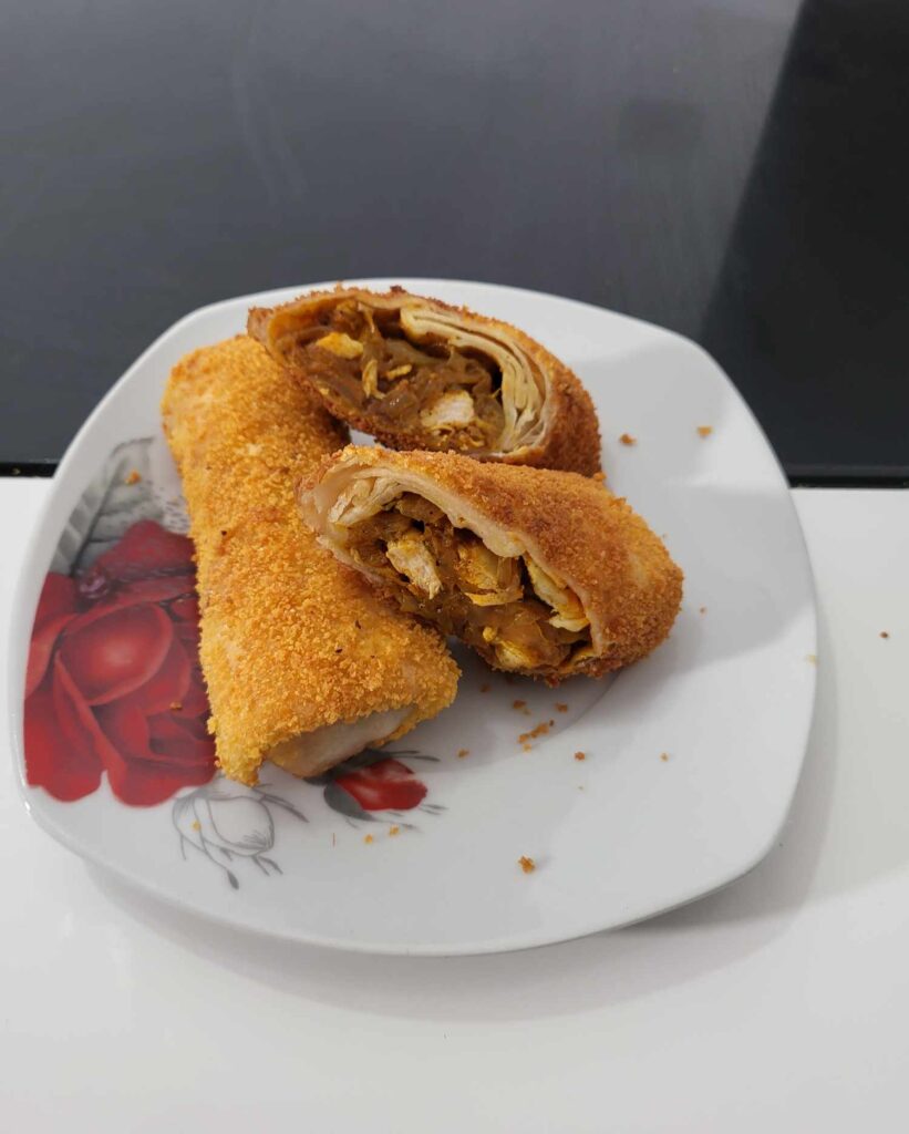 טורטיות ממולאות בתפוח אדמה וחזה עוף