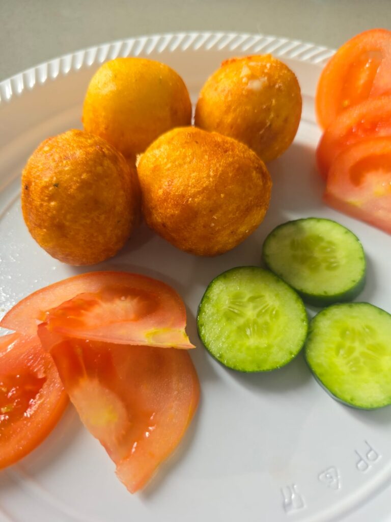 כדורי פירה מטוגנים כמו במסעדות